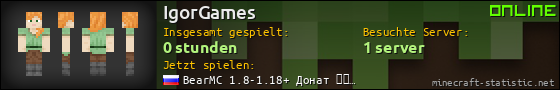 Benutzerleisten 560x90 für IgorGames