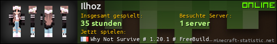 Benutzerleisten 560x90 für Ilhoz