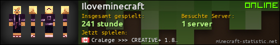 Benutzerleisten 560x90 für Iloveminecraft