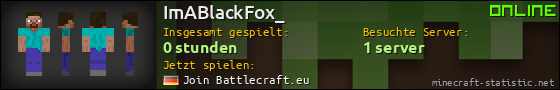 Benutzerleisten 560x90 für ImABlackFox_