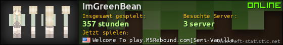 Benutzerleisten 560x90 für ImGreenBean