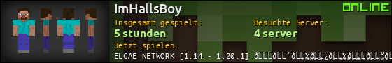 Benutzerleisten 560x90 für ImHallsBoy