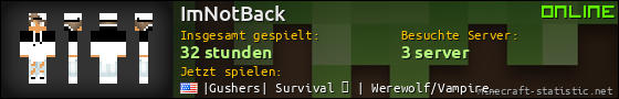Benutzerleisten 560x90 für ImNotBack