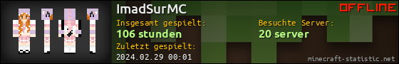 Benutzerleisten 560x90 für ImadSurMC