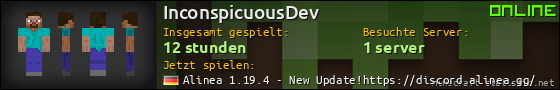 Benutzerleisten 560x90 für InconspicuousDev