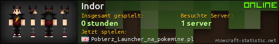 Benutzerleisten 560x90 für Indor