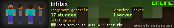 Benutzerleisten 560x90 für Infibix