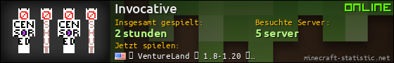 Benutzerleisten 560x90 für Invocative