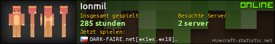 Benutzerleisten 560x90 für Ionmil