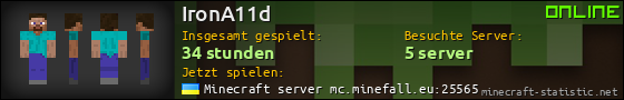 Benutzerleisten 560x90 für IronA11d
