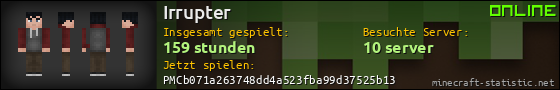 Benutzerleisten 560x90 für Irrupter