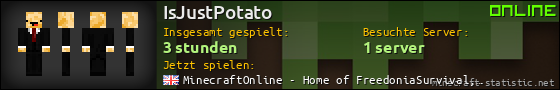 Benutzerleisten 560x90 für IsJustPotato