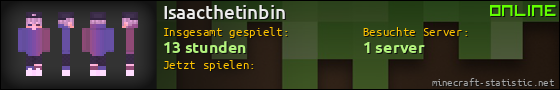 Benutzerleisten 560x90 für Isaacthetinbin