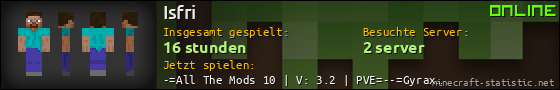 Benutzerleisten 560x90 für Isfri