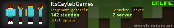 Benutzerleisten 560x90 für ItsCaylebGames