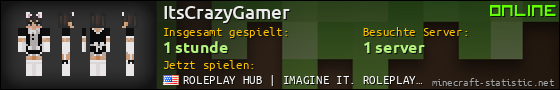 Benutzerleisten 560x90 für ItsCrazyGamer