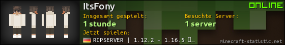 Benutzerleisten 560x90 für ItsFony
