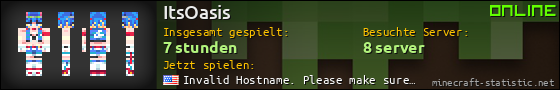 Benutzerleisten 560x90 für ItsOasis