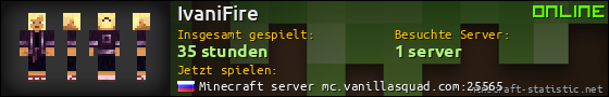 Benutzerleisten 560x90 für IvaniFire