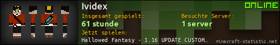 Benutzerleisten 560x90 für Ividex