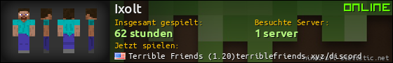 Benutzerleisten 560x90 für Ixolt