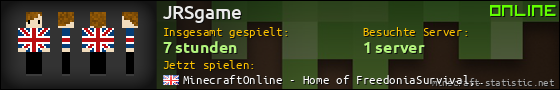 Benutzerleisten 560x90 für JRSgame