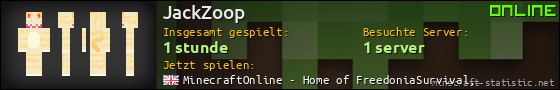 Benutzerleisten 560x90 für JackZoop