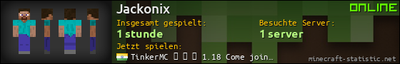 Benutzerleisten 560x90 für Jackonix