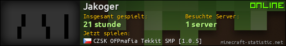 Benutzerleisten 560x90 für Jakoger