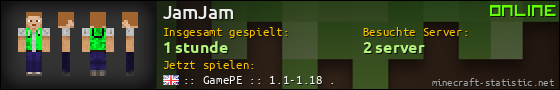 Benutzerleisten 560x90 für JamJam