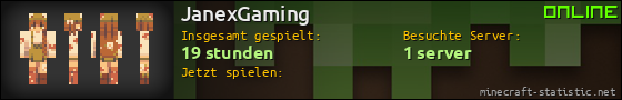 Benutzerleisten 560x90 für JanexGaming