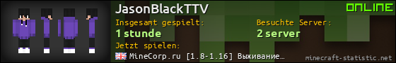 Benutzerleisten 560x90 für JasonBlackTTV