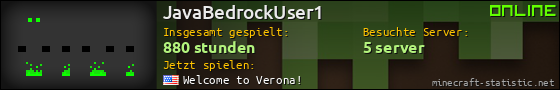 Benutzerleisten 560x90 für JavaBedrockUser1