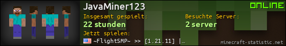 Benutzerleisten 560x90 für JavaMiner123