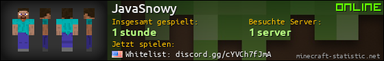 Benutzerleisten 560x90 für JavaSnowy