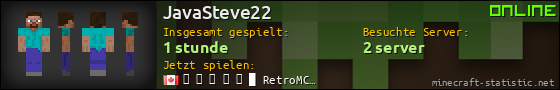 Benutzerleisten 560x90 für JavaSteve22