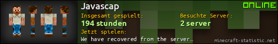 Benutzerleisten 560x90 für Javascap