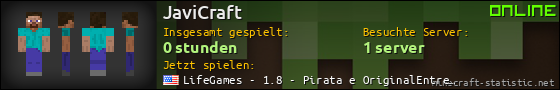 Benutzerleisten 560x90 für JaviCraft