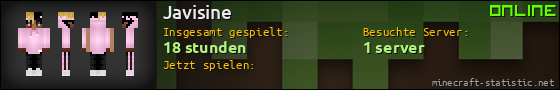 Benutzerleisten 560x90 für Javisine