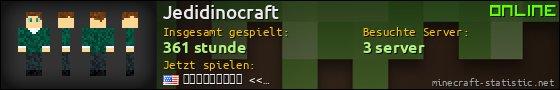 Benutzerleisten 560x90 für Jedidinocraft