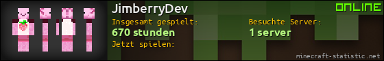 Benutzerleisten 560x90 für JimberryDev