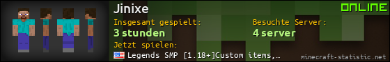 Benutzerleisten 560x90 für Jinixe