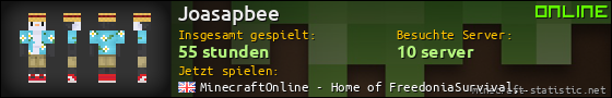 Benutzerleisten 560x90 für Joasapbee