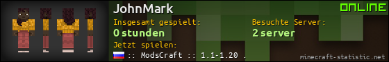 Benutzerleisten 560x90 für JohnMark