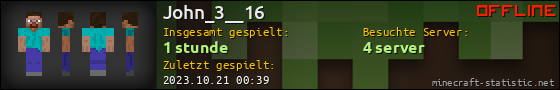 Benutzerleisten 560x90 für John_3__16