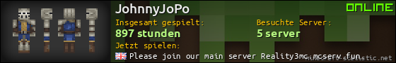 Benutzerleisten 560x90 für JohnnyJoPo