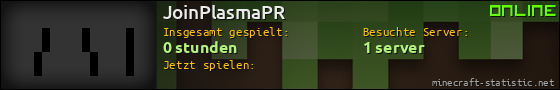 Benutzerleisten 560x90 für JoinPlasmaPR