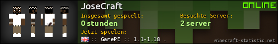 Benutzerleisten 560x90 für JoseCraft