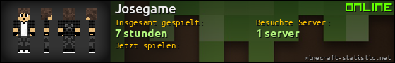 Benutzerleisten 560x90 für Josegame