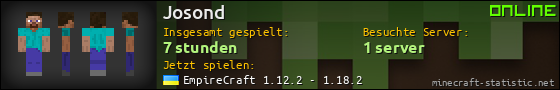Benutzerleisten 560x90 für Josond